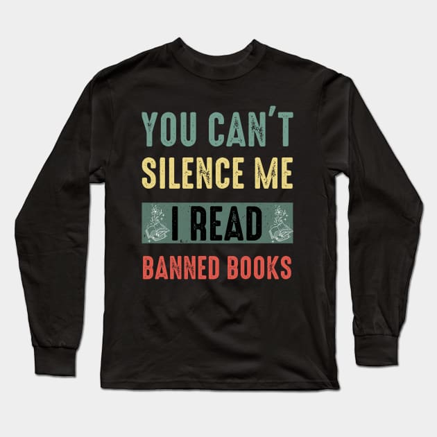 I read banned books T Shirt readers reading gift Long Sleeve T-Shirt by Emouran